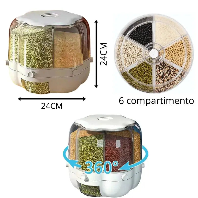 Dispensador de granos multiple