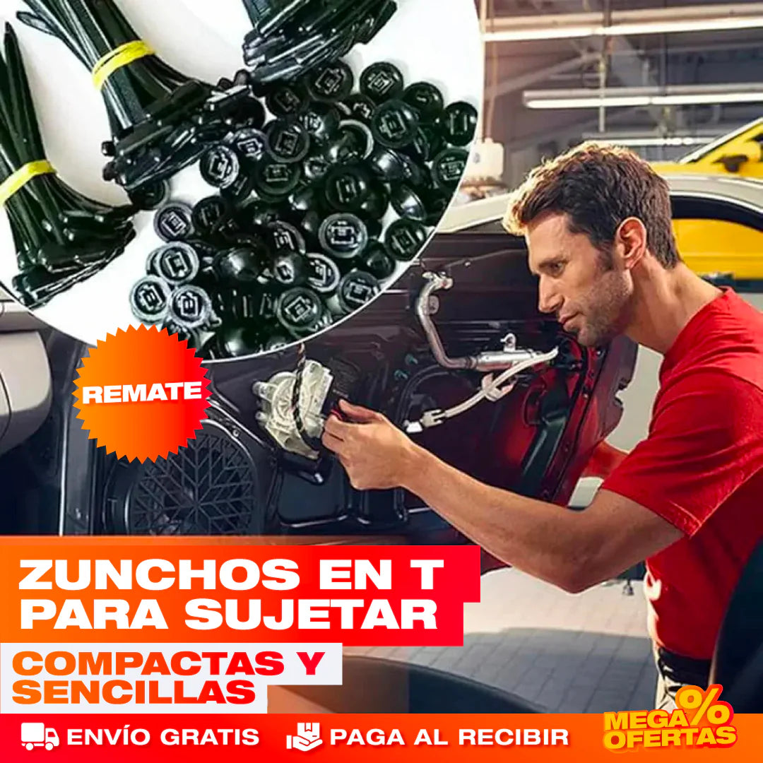 Set de zunchos de sujeción en nailon - Paga 50 y Lleva 100