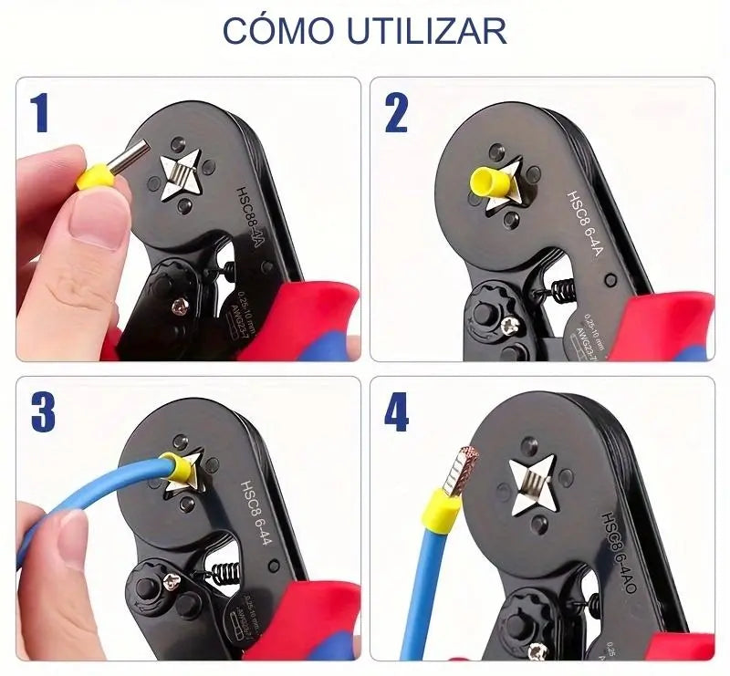 PowerGrip® - Alicate de presión para crimpado preciso + 1200 piezas de regalo 🎁