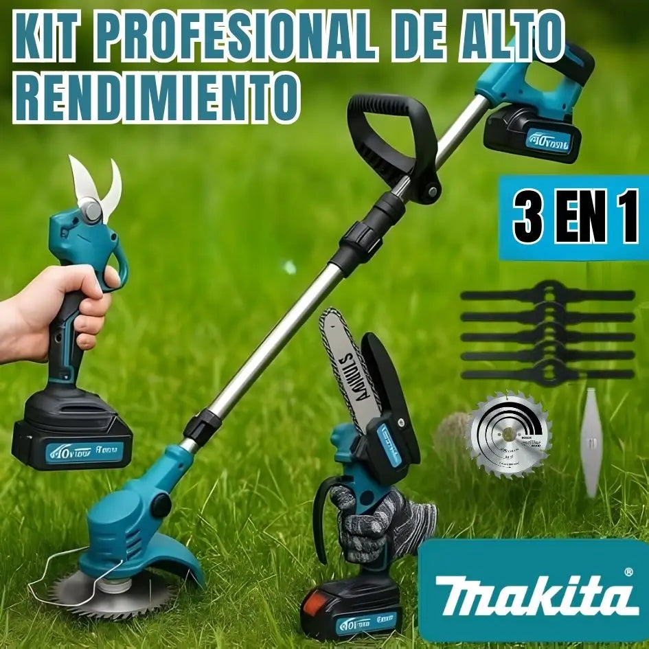 Kit 3 en 1: TotoSierra + Tijera + Guadaña Electrica