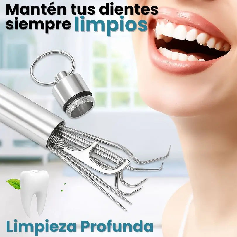 Kit de limpieza dental de 7 piezas de acero inoxidable