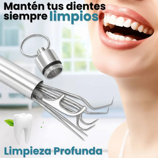 Kit de limpieza dental de 7 piezas de acero inoxidable