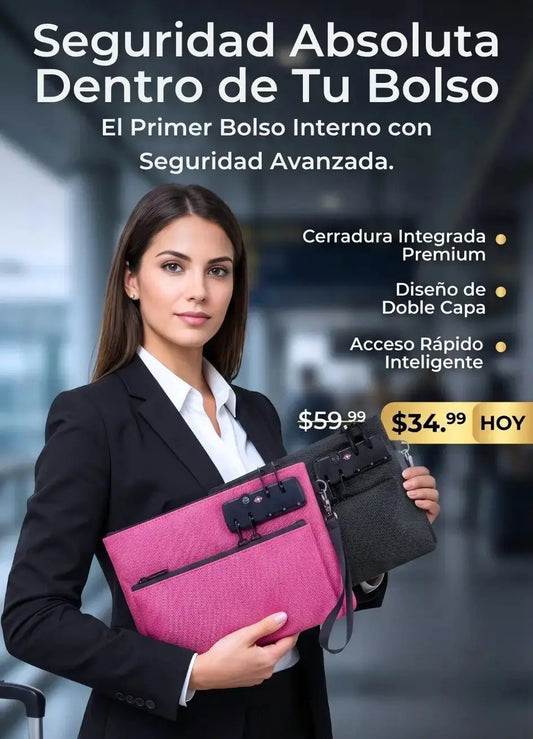 Bolsa antirrobo con bloqueo doble