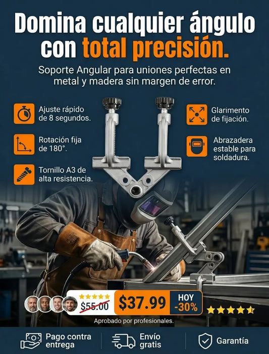 Abrazadera Angular Ajustable 360°