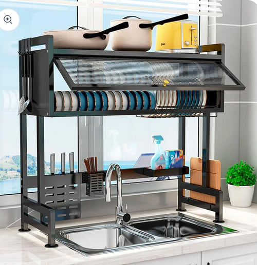 Platera Con Vitrina Acrilica De 2 Pozo