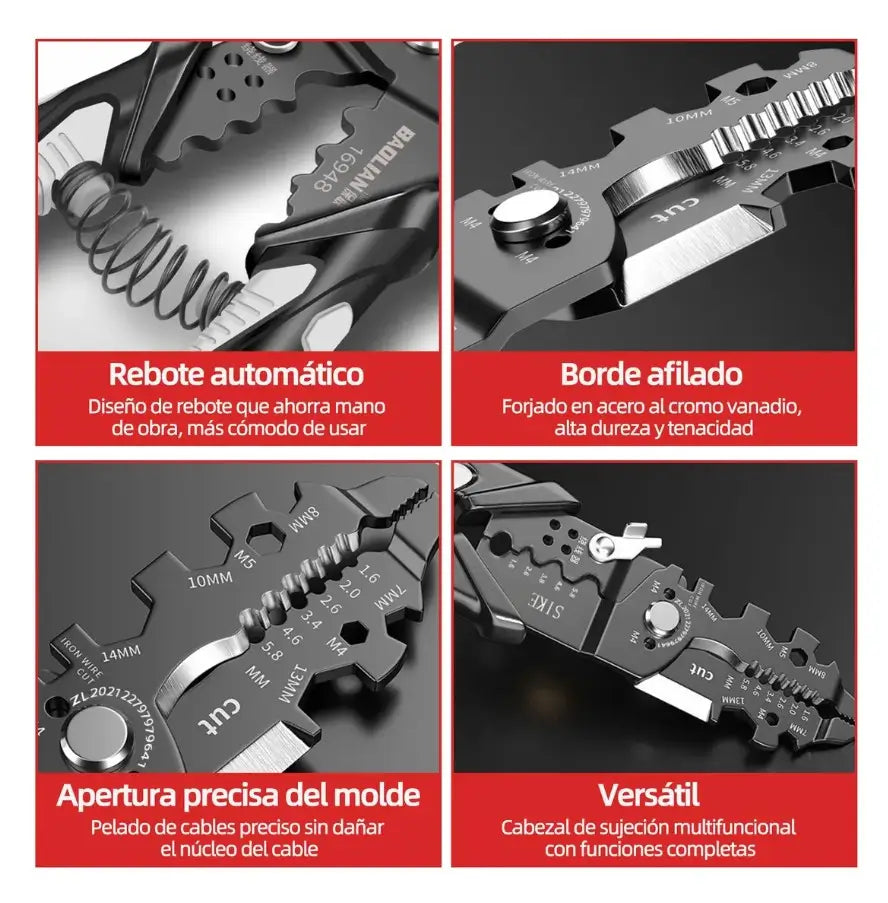 Alicate Multifuncional – ¡Haz el trabajo más fácil y rápido!