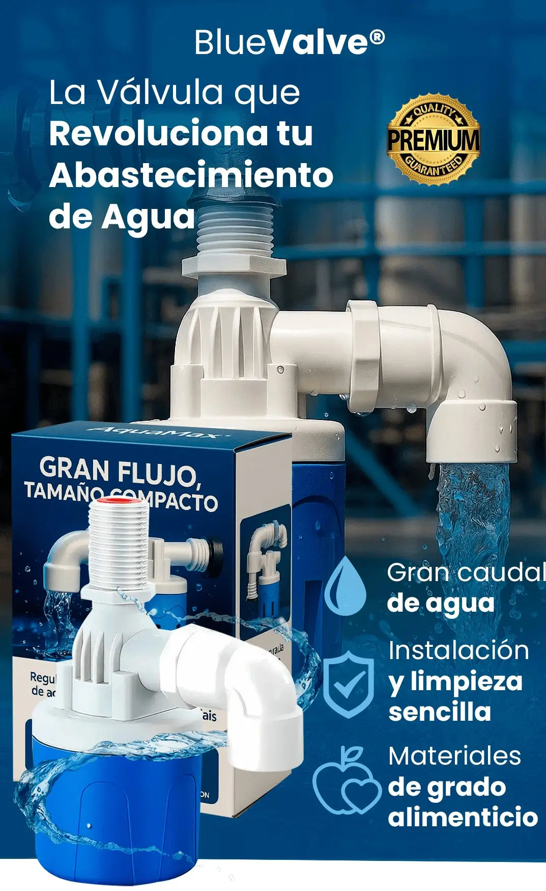 Válvula Automática de Llenado