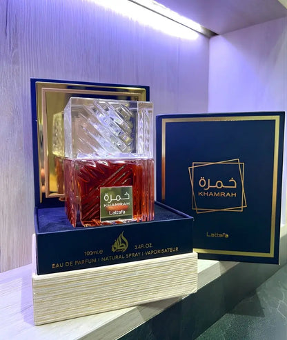 DÚO PERFUMES ( Khamrah + Bharara King ) + Regalo Perfumero 🎁