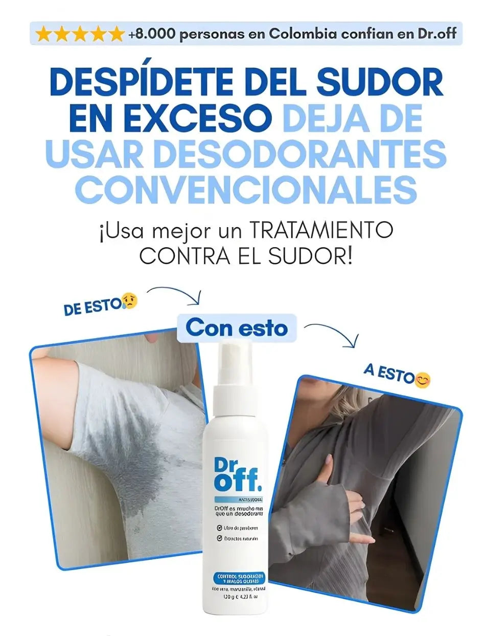 DrOFF / Tratamiento médico contra el sudor