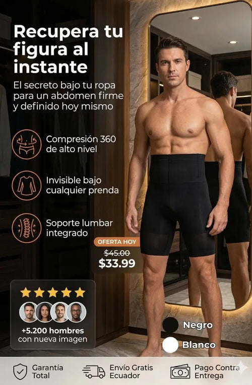 Boxer de control abdominal y moldeador
