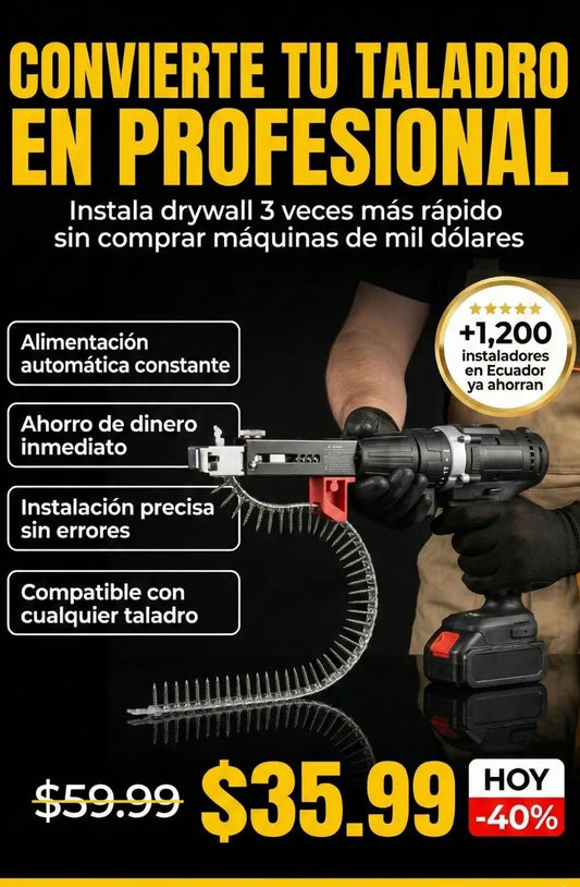 Adaptador para destornillador automatico