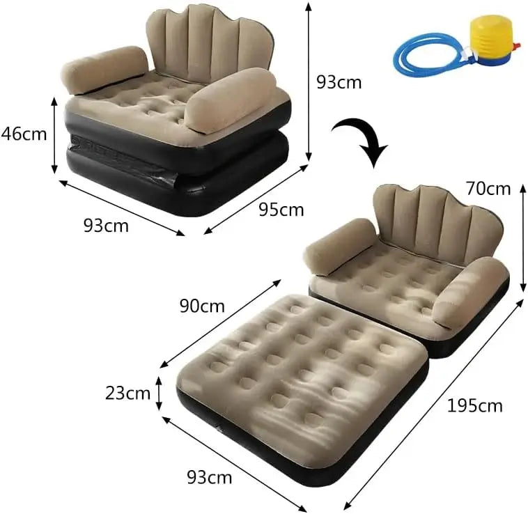 FlexiSleep - Sofá Cama Inflable*