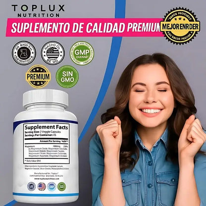 Magnesio Complex 8 en 1 Premium 60 Cápsulas