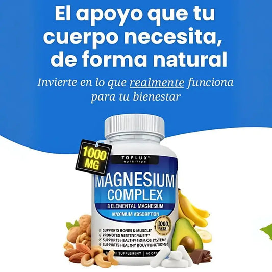 Magnesio Complex 8 en 1 Premium 60 Cápsulas