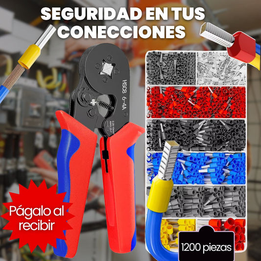 PowerGrip® - Alicate de presión para crimpado preciso + 1200 piezas de regalo 🎁