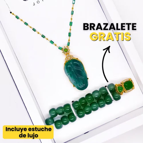 Brazalete Jade Onduly + Brazalete Gratis