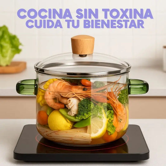 Olla de vidrio de 2600 Ml