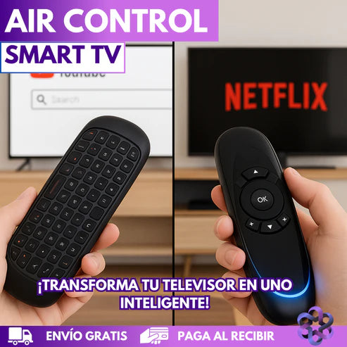 Air Control Smart TV - teclado + mouse + mando todo en uno