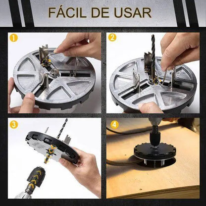 Sierra  de perforacion ajustable