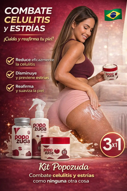 KIT POPOZUDA / REAFIRMA, REDUCE CELULITIS Y ESTRIAS