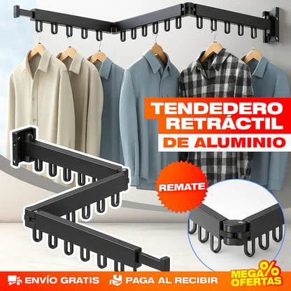 Tendedero Retráctil de Aluminio