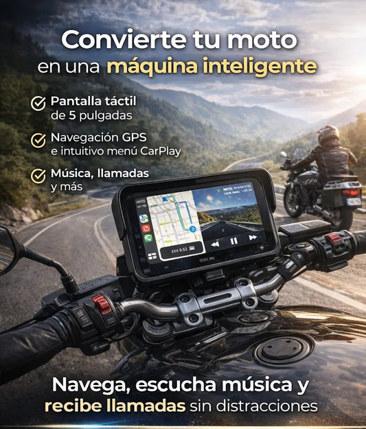 Radio Car Play De Motosicleta