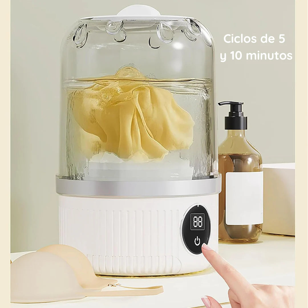 Lavadora Portatil - Lavado profundo y delicado