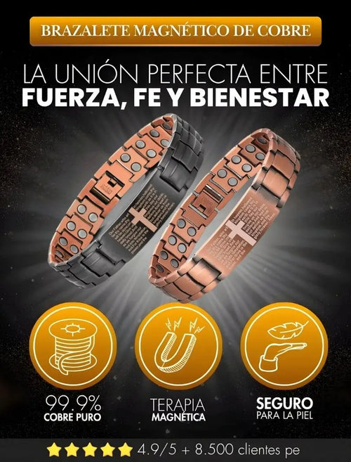 Pulsera De Cobre Magnética