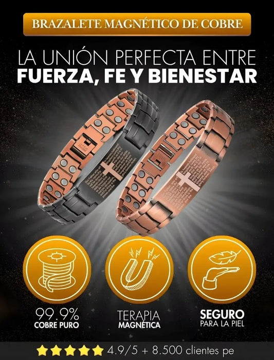 Pulsera De Cobre Magnética