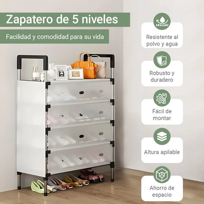 Zapatera organizador 5 niveles