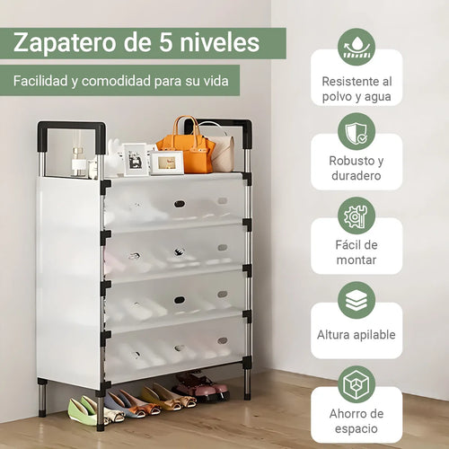 Zapatera organizador 5 niveles