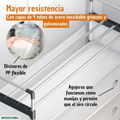 ZAPATERA CON PERCHERO 5 NIVELES