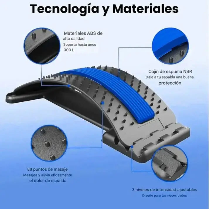 Repox® Camilla Lumbar con terapia de acupuntura