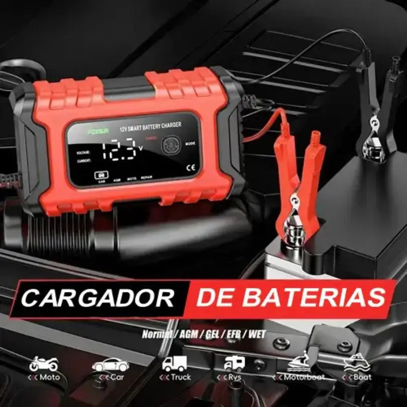 Cargador de batería - Recarga tu bateria al instate