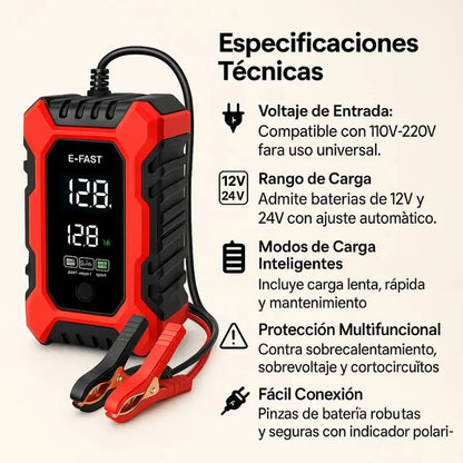 Cargador de batería - Recarga tu bateria al instate