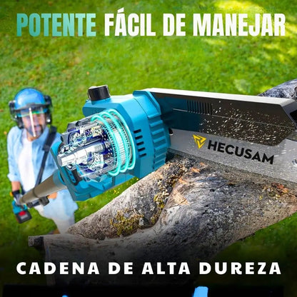 Kit Multi-Poda 4 en 1:  MotoSierra + Tijera + Tubo Expandible