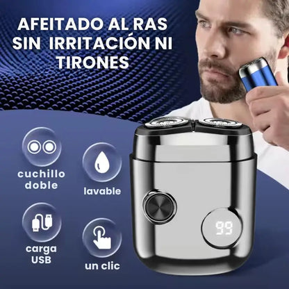 Afeitadora doble cabezal - Afeitado al instante