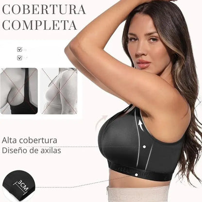 Brasier corrector de postura con realce