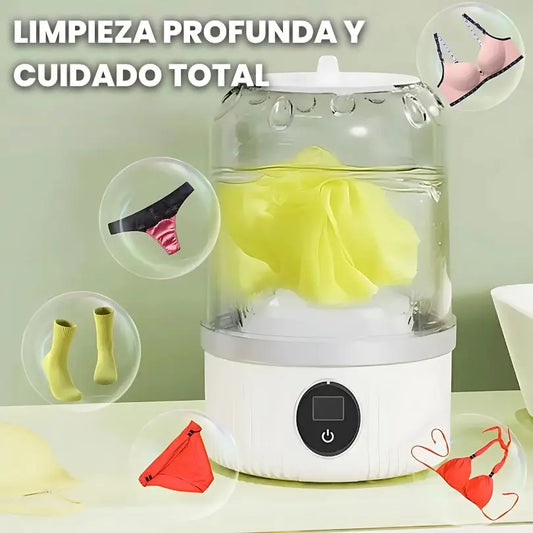 Lavadora Portatil - Lavado profundo y delicado