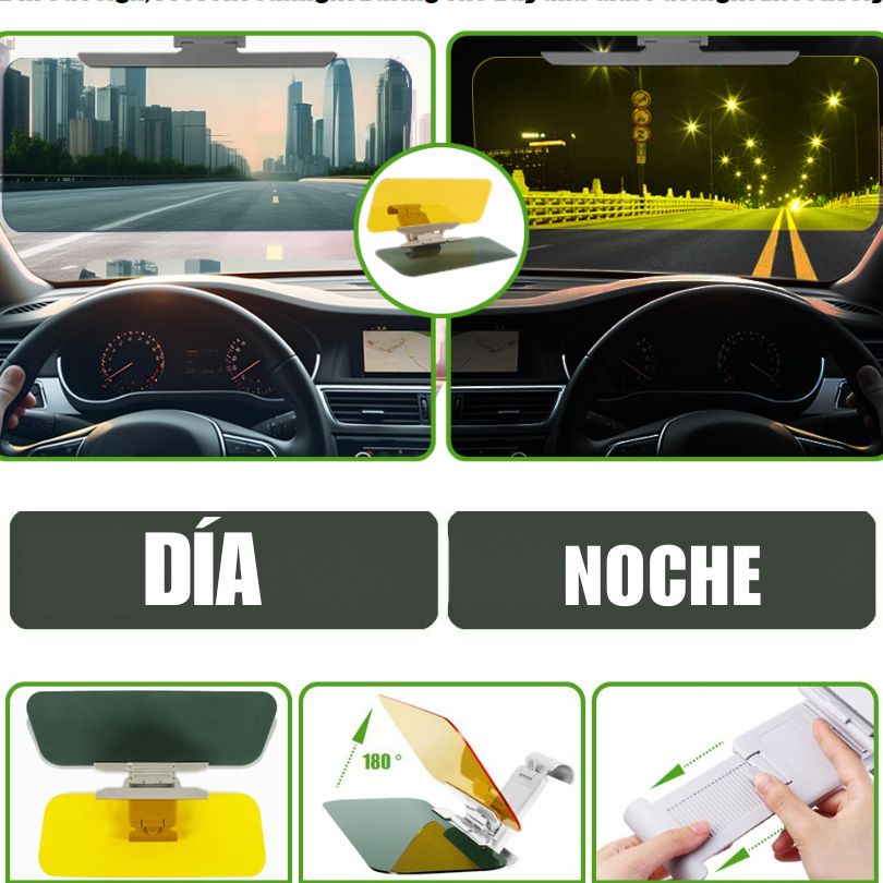 VISOR ANTIREFLEJO 2 EN 1