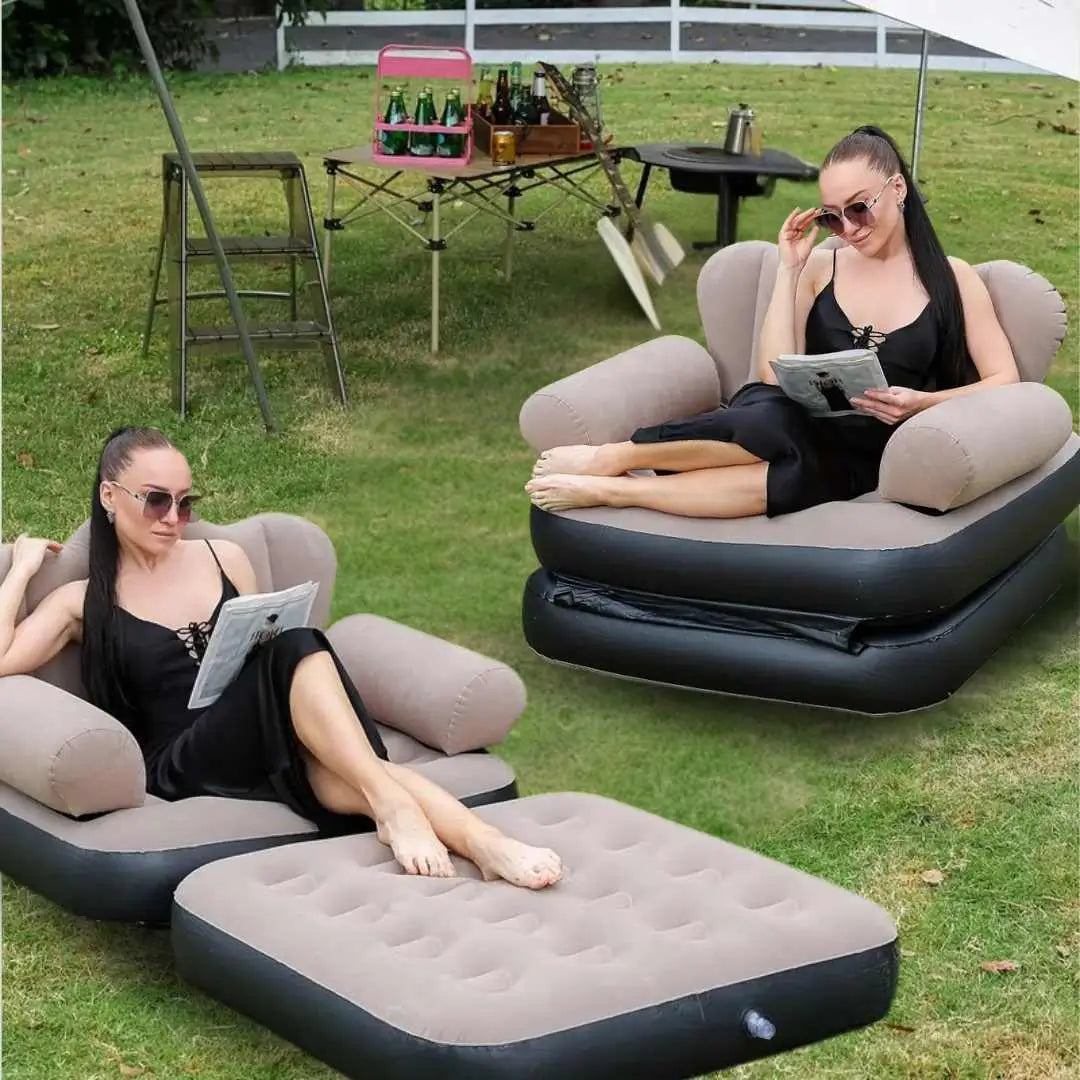 FlexiSleep - Sofá Cama Inflable*