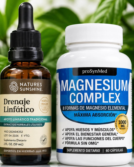 🍃DRENAJE LINFATICO + MAGNESIUM COMPLEX💊