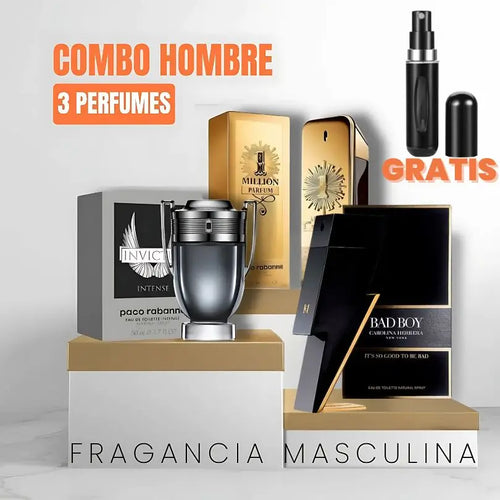 LAS FRAGANCIAS MASCULINAS MAS DESEADA EN UN COMBO