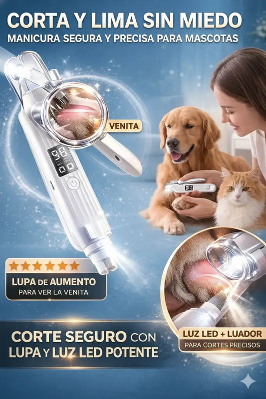 Cortauñas para mascotas 2 en 1