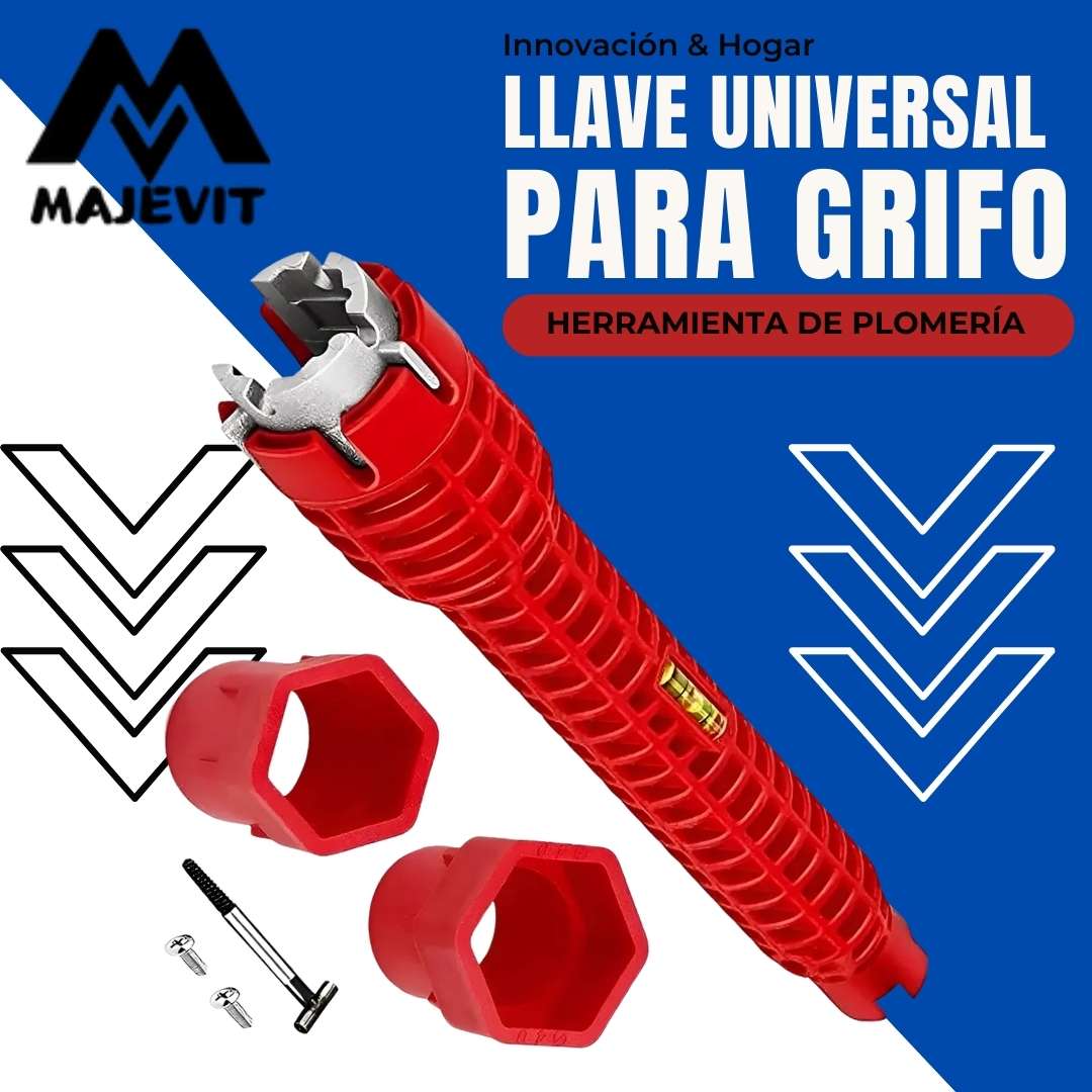 Llave de plomería universal 8 en 1