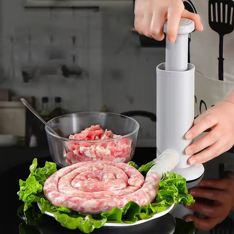 Embutidora y Albondiguera 2 en 1 + Picador de ajo gratis