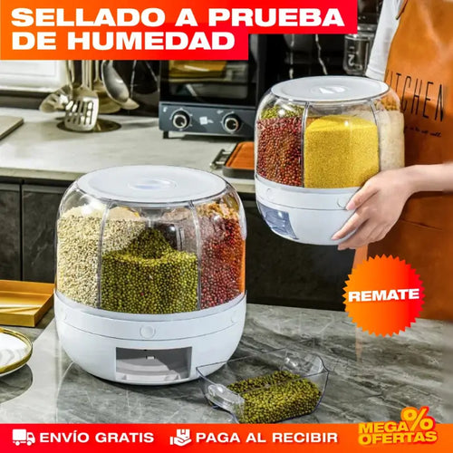 Dispensador de granos multiple