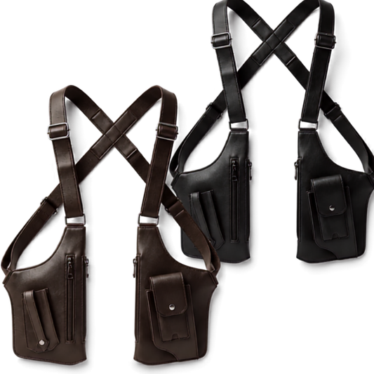 BOLSO COSTILLERO DE CUERO