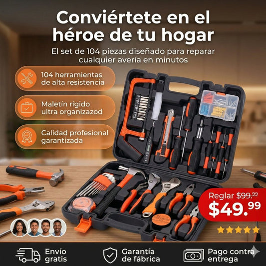 Kit de 104 herramientas