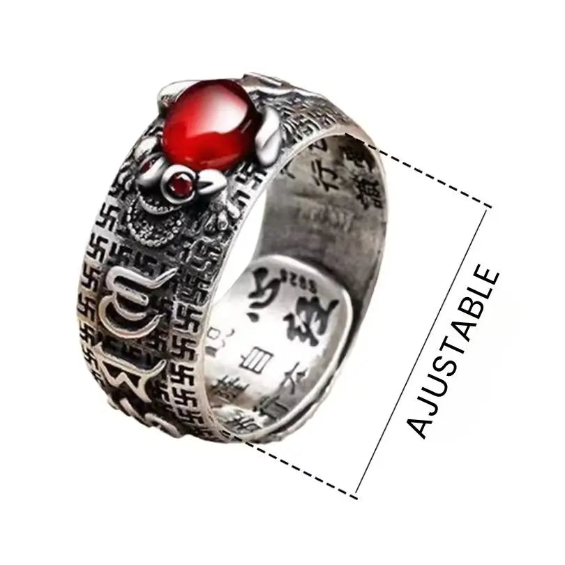 Anillo Pixiu Corazon de buda